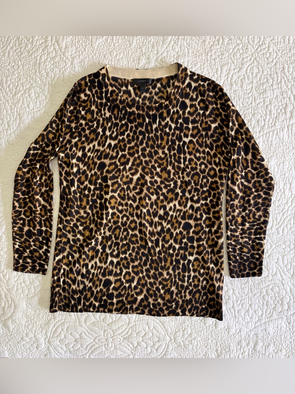J. Crew Leopard Tippi Sweater